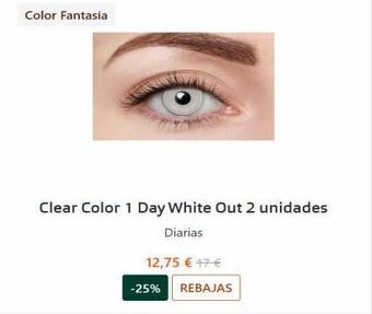 MasVisión Rebajas white oferta