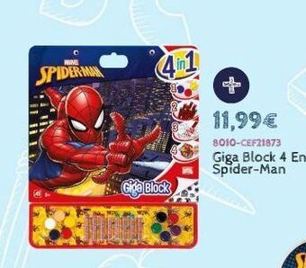 Don Dino Wwvel  spiderman  4in1  giga block  11,99€  8010-cef21873  giga block 4 en 1 ma spider-man oferta