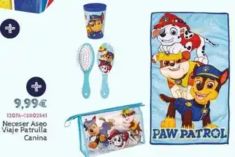 Don Dino 40 9,99€ 12076-cero2541 neceser aseo viaje patrulla canina f paw patrol oferta