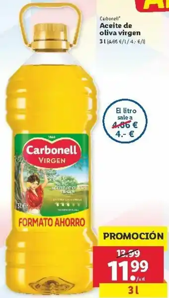Lidl Aceite de oliva virgen 3L oferta