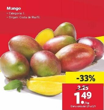 Lidl Mango oferta