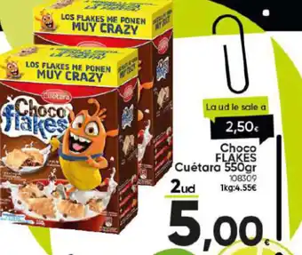 Family Cash Choco FLAKES Cuétara 550gr oferta