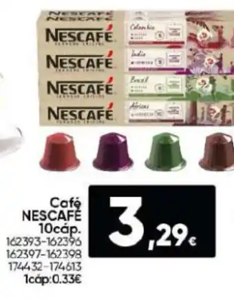 Family Cash Cafe NESCAFÉ 10cap oferta