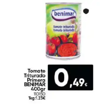 Family Cash Tomate Triturado Primera BENIMAR 400gr oferta