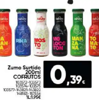 Family Cash Zumo Surtido 200ml COFRUTOS oferta