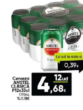 Family Cash Cerveza AMSTEL CLÁSICA P12x33cl oferta
