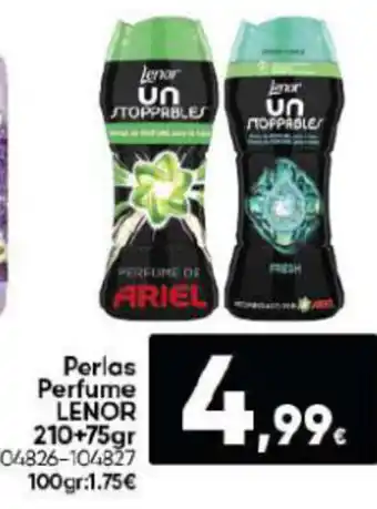 Family Cash Perlas Perfume LENOR 210+75gr oferta