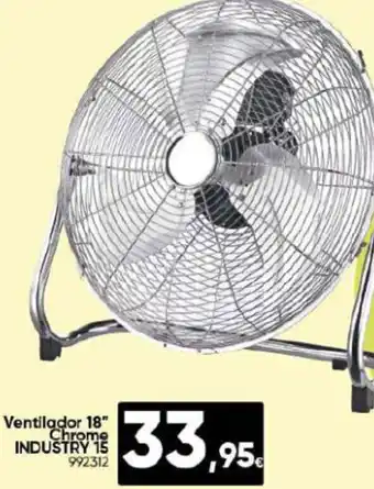 Family Cash Ventilador 18" Chrome INDUSTRY 15 oferta