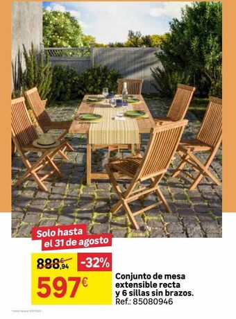 Leroy Merlin Mesa extensible oferta