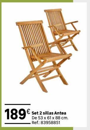 Leroy Merlin Sillas oferta