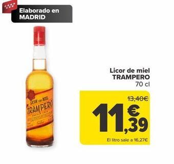 Carrefour Licor de miel trampero oferta