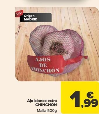 Carrefour Ajo blanco extra chinchón oferta