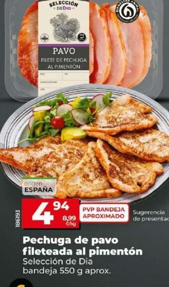 Dia Pechuga de pavo dia oferta