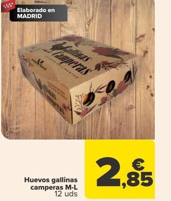 Carrefour Huevos gallinas camperas m-l oferta