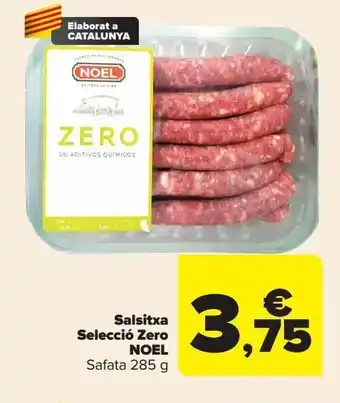 Carrefour Salsitxa selecció zero noel oferta