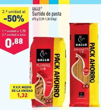 ALDI Pasta gallo oferta