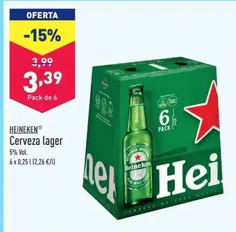 ALDI Cerveza heineken oferta