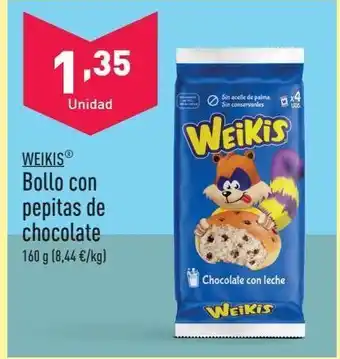 ALDI Bollo con pepitas de chocolate weikis oferta