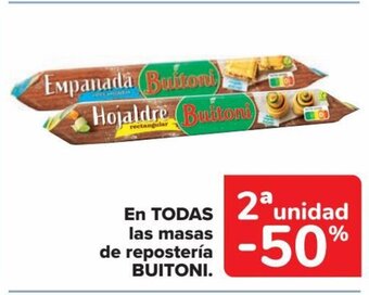 Carrefour EN TODAS las masas de repostería BUITONI. oferta
