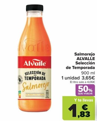 Carrefour Salmorejo ALVALLE Selección de Temporada oferta