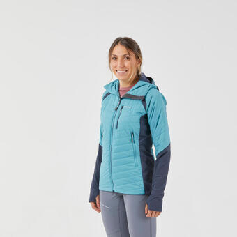 Decathlon Chaqueta acolchada híbrida materia sintética alpinismo mujer oferta