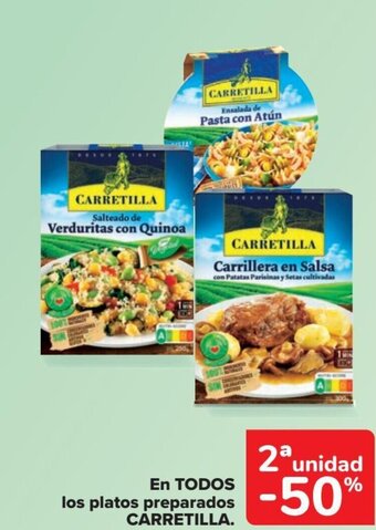 Carrefour EN TODOS los platos preparados CARRETILLA. oferta
