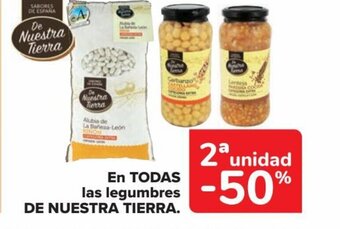 Carrefour EN TODAS las legumbres DE NUESTRA TIERRA. oferta