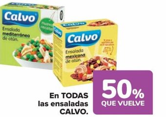 Carrefour EN TODAS las ensaladas CALVO. oferta