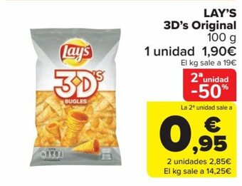 Carrefour LAY'S 3D's Original oferta