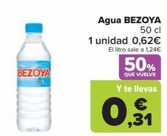 Carrefour Agua BEZOYA 50 cl oferta