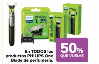 Carrefour EN TODOS los productos PHILIPS One Blade de perfumería. oferta