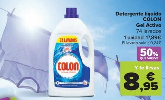 Carrefour Detergente líquido COLON Gel Activo oferta