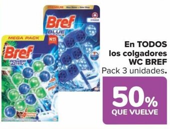 Carrefour EN TODOS los colgadores WC BREF oferta