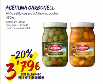 AhorraMas ACEITUNA CARBONELL oferta