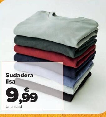 Carrefour Sudadera lisa oferta
