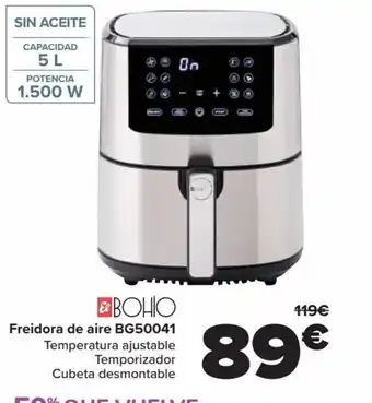 Carrefour Freidora de aire BG50041 oferta