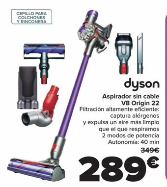 Carrefour Aspirador sin cable V8 Origin 22 oferta