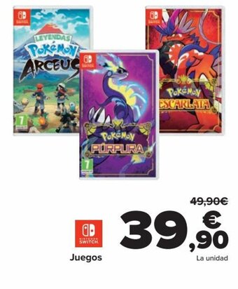 Carrefour Juegos oferta