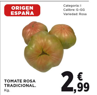 Hipercor TOMATE ROSA TRADICIONAL. oferta