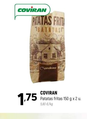 Coviran COVIRAN Patatas fritas 150 g x 2 u. oferta