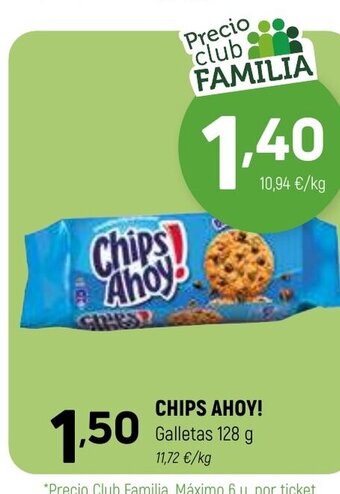 Coviran CHIPS AHOY! Galletas 128 g oferta