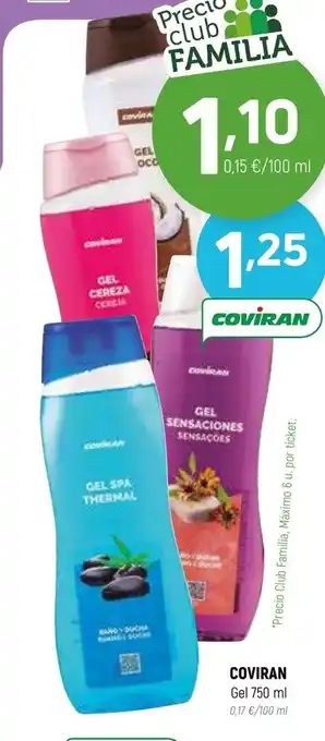 Coviran COVIRAN Gel 750 ml 0,17 €/100 ml oferta