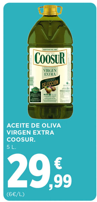Hipercor ACEITE DE OLIVA VIRGEN EXTRA COOSUR. oferta