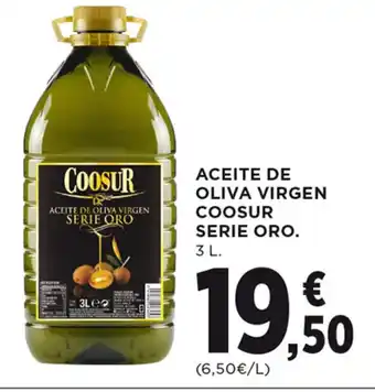 Hipercor ACEITE DE OLIVA VIRGEN COOSUR SERIE ORO. 3 L. oferta