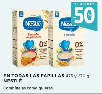 Hipercor EN TODAS LAS PAPILLAS 475 y 270 g. NESTLÉ. oferta