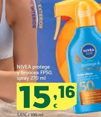 HiperDino Protector solar nivea oferta
