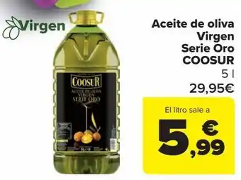Carrefour Aceite de oliva virgen serie oro coosur oferta