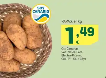 HiperDino Patatas oferta