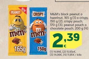 HiperDino Chocolate m&m's oferta