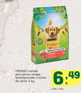 HiperDino Comida para perros friskies oferta